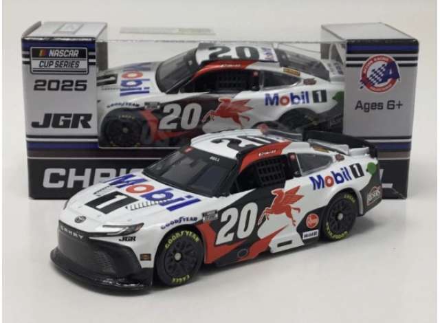 1:64 Toyota Camry #20 Christopher Bell *Mobil 1* white/black/red 2025 - C202565MB1CD