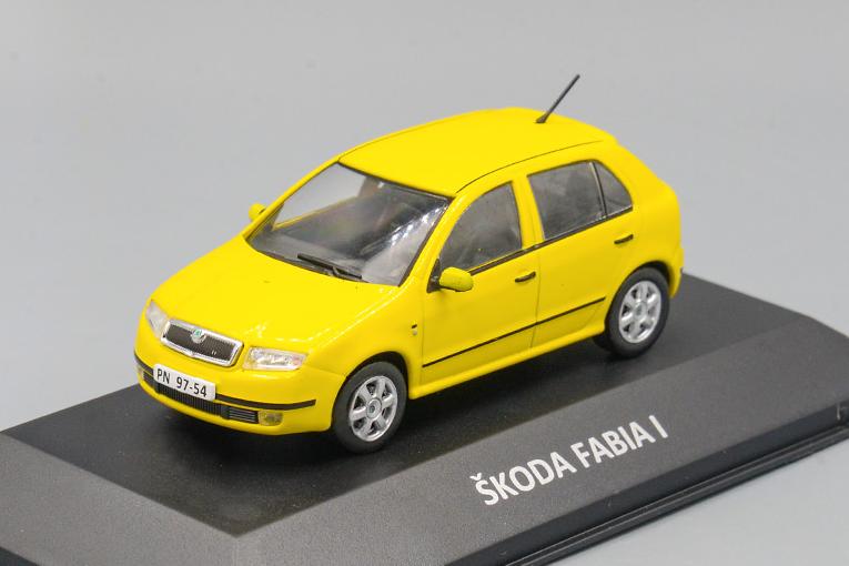 1:43 Skoda Fabia I, yellow - sk079F1