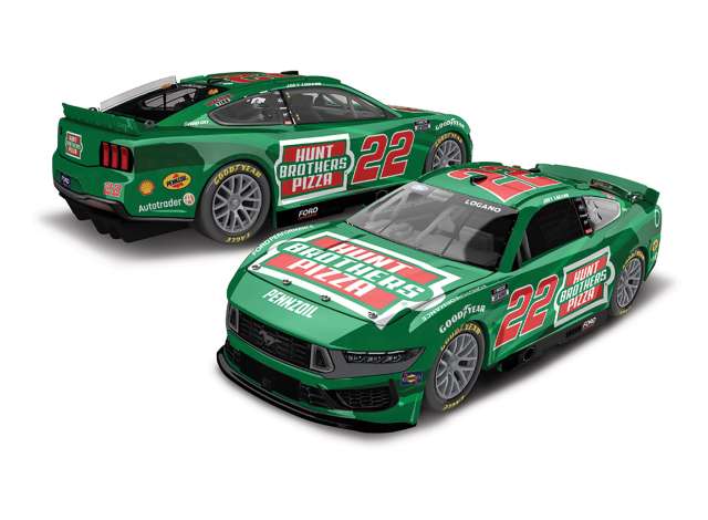 1:64 Ford Mustang #22 Joey Logano *Hunt Brothers Pizza* green/red 2024 - C222465HBPJL