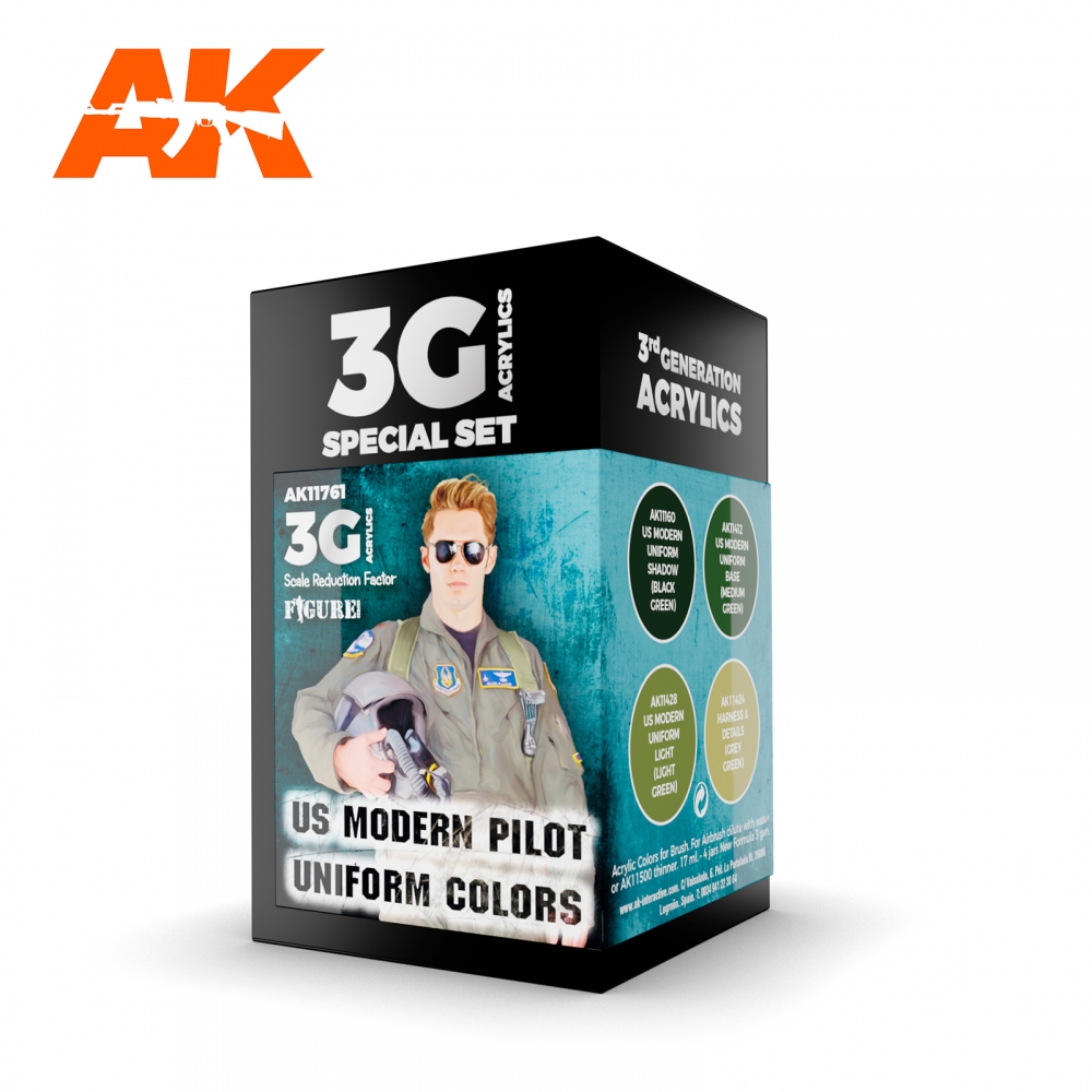 US MODERN PILOT UNIFORM COLORS 3G - AK11761