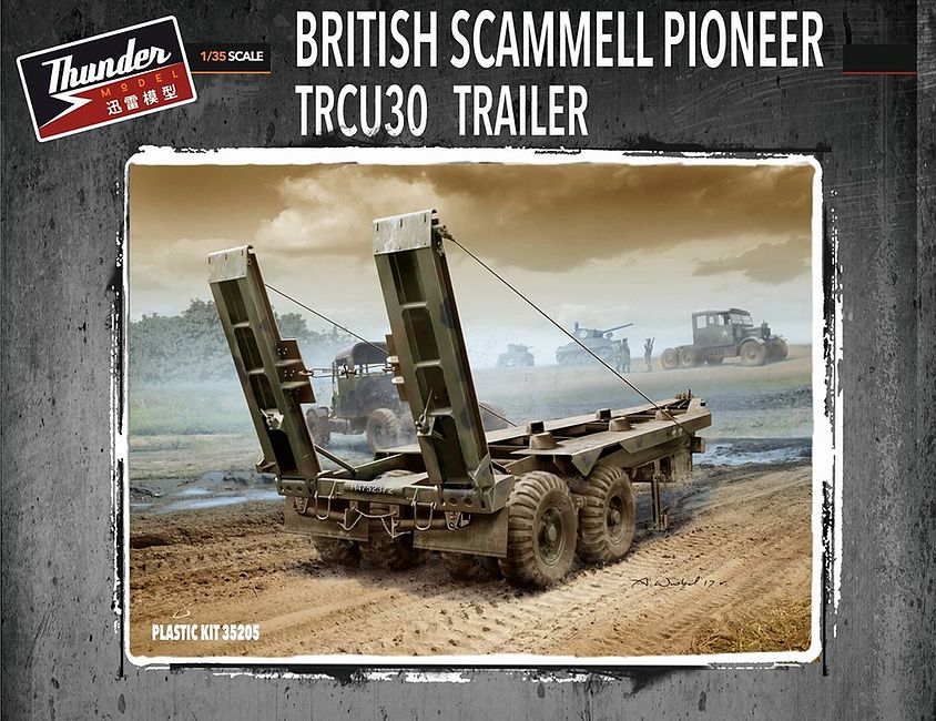 1:35 Сборная модель Британский 30 тонный трейлер TRCU30 - TM35205