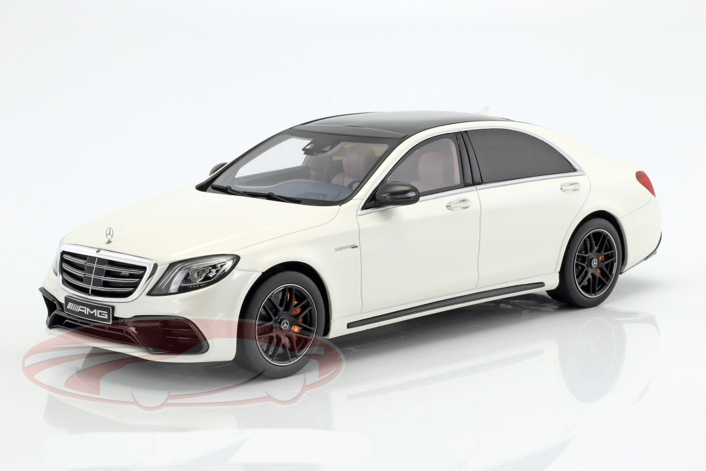 1:18 MERCEDES-BENZ AMG S 63 Mopf Lang, designo diamond white bright - B66965714-X1