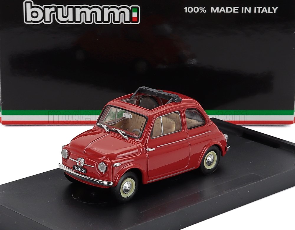 1:43 FIAT 500 Nuova Aperta Open (1959), Rosso Corallo - Red - R364-01-UPD-2026