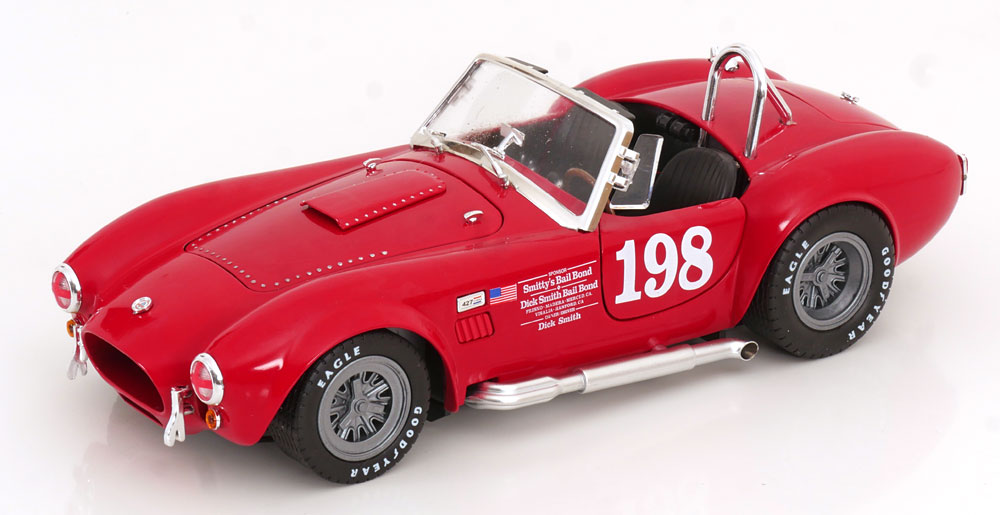 1:18 SHELBY Cobra 427 S/C №68 Smitty s Bail Bond (1965), red - 198
