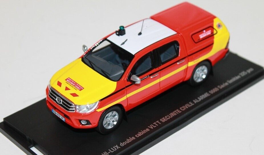 1:43 TOYOTA HI-LUX DOUBLE CABINE PICK-UP CLOSED SECURITE CIVILE (2011) - ALARME0069