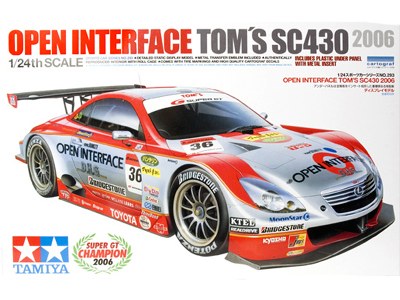 1:24 Сборная модель Lexus Open Interface Tom's SC430 - 24293