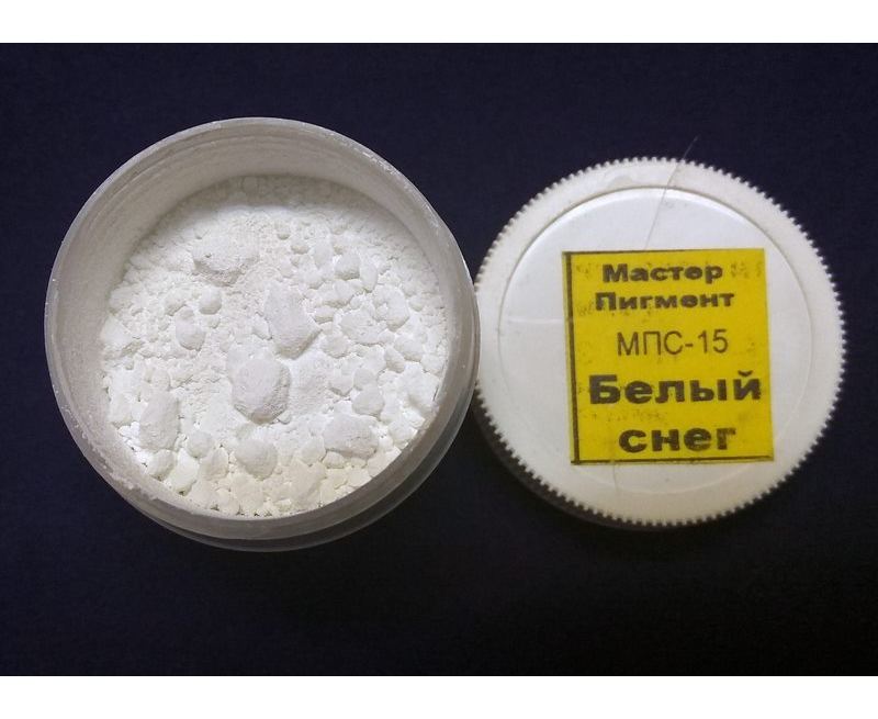 Пигмент 'Белый снег', 20 мл - МПС-15