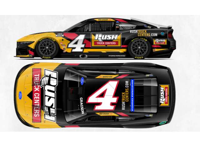 1:64 Ford Mustang #4 Noah Gragson *Rush Truck Centers*, various 2026 - CX42661RTCNG