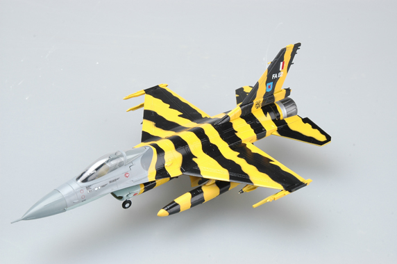 1:72 Lockheed F-16A Fighting Falcon Display Model Belgian Air Force 31 Sqn Kleine Brogel AB Belgium NATO Tiger Meet 1985 - 37127