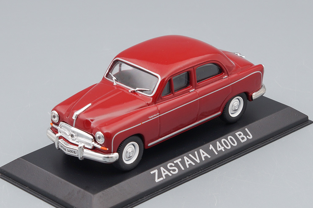 1:43 (Уценка!) ZASTAVA 1400 BJ, Legendarni Automobili 17, dark red - LAH009-Z1