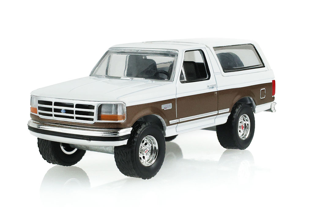 1:64 FORD Bronco XLT, OxFORD *Blue Collar Collection Series 15*, white/medium mocha metallic 1993 - 35320F