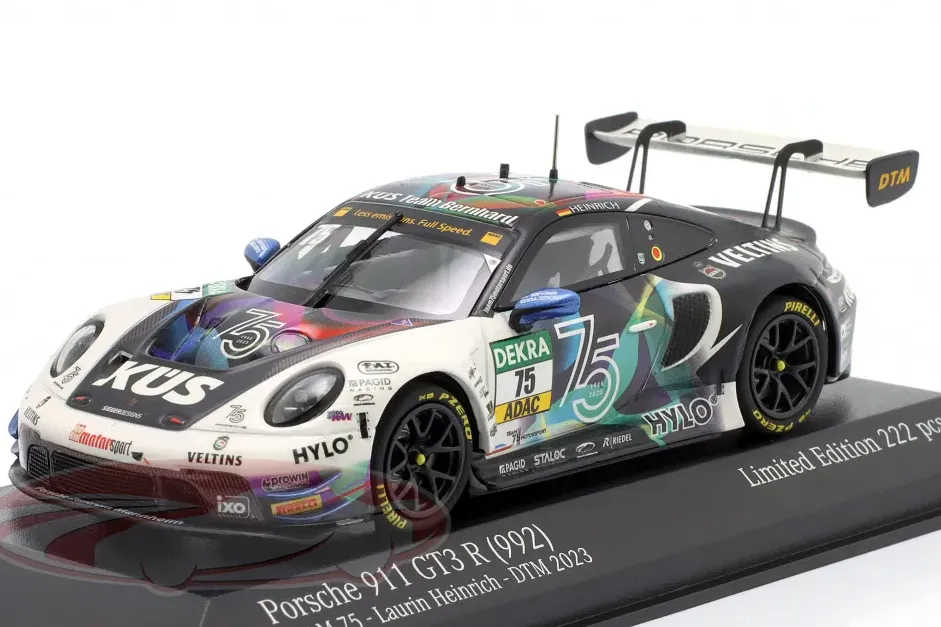1:43 PORSCHE  911 (992) GT3 R №75 DTM Laurin Heinrich (2023) - 413236375