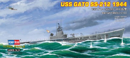 1:700 Сборная модель Подводная лодка: USS Gato SS-212 1941 - 87013