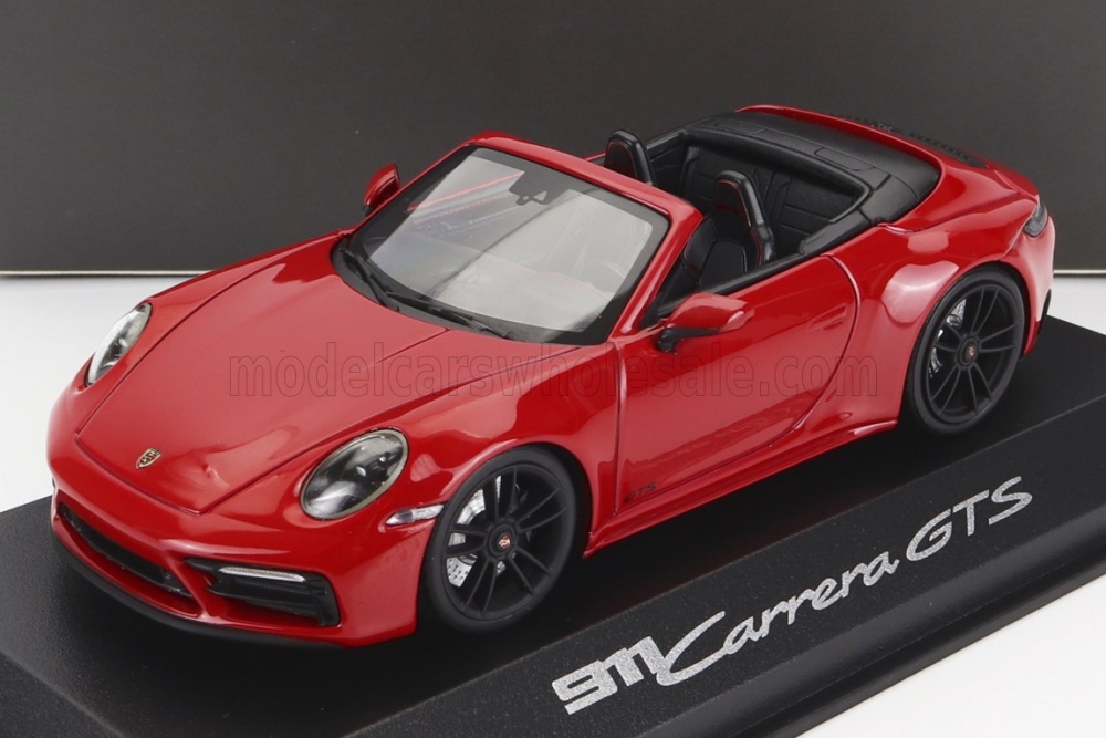 1:43 PORSCHE 992 Carrera GTS Cabriolet, red - WAP0200320PCGC