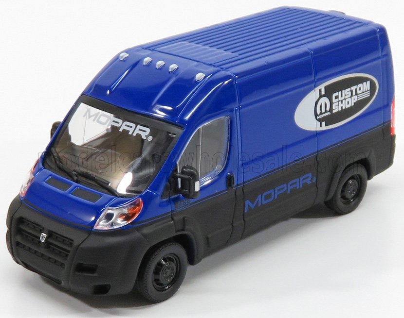 1:43 DODGE Ram 2500 Promaster Van Cargo High Roof Mopar Custom Shop (2018), Blue Matt Black - 86155
