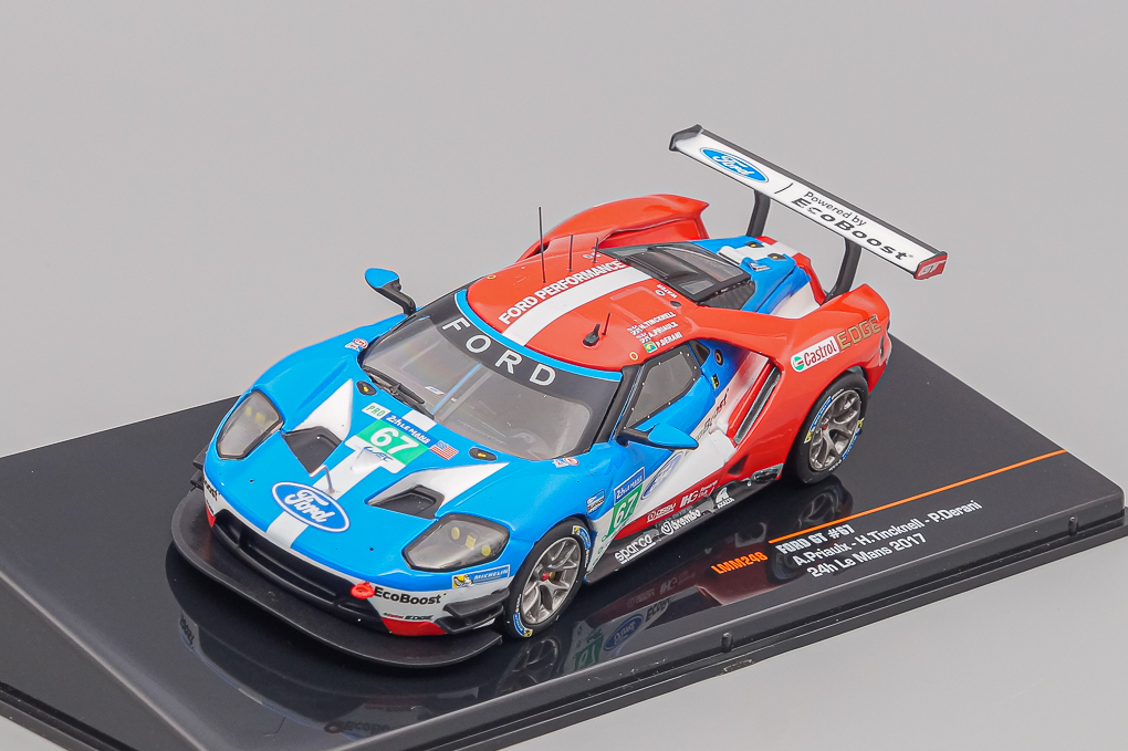 1:43 FORD GT #67 A.Priaulx - H.Tincknell - P.Derani 24h Le Mans (2017), blue / red - LMM248