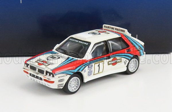 1:87 LANCIA Delta Hf Integrale Evoluzione Ii Martini №1 Rally Montecarlo (1992), White Blue Red - 38314