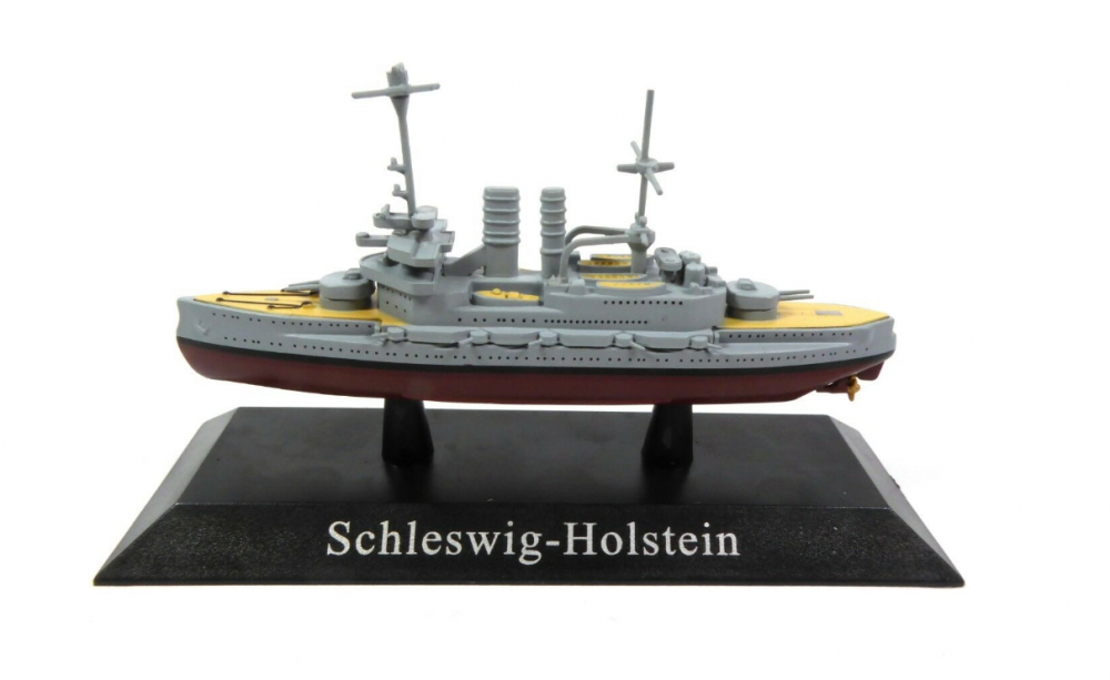 1:1250 Немецкий эскадренный броненосец Шлезвиг-Гольштейн (SMS Schleswig-Holstein) 1908 - BO30