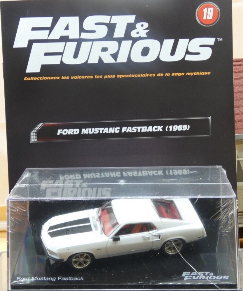 1:43 FORD Mustang Fastback (1969) FAST & FURIOUS (Форсаж) - M4069-19