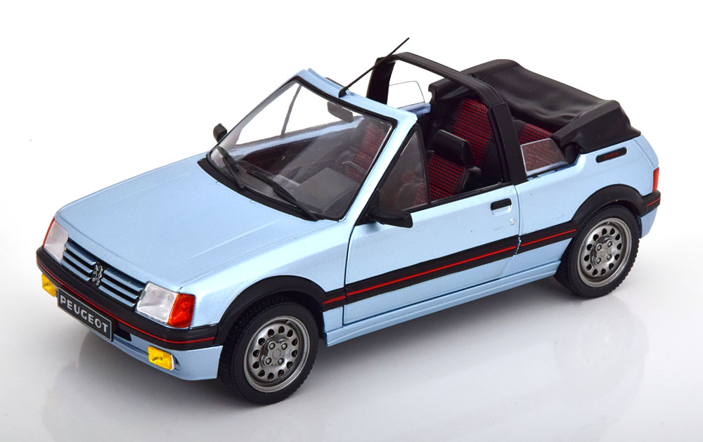 1:18 PEUGEOT 205 CTI Convertible (1989), light blue-metallic - S1806203