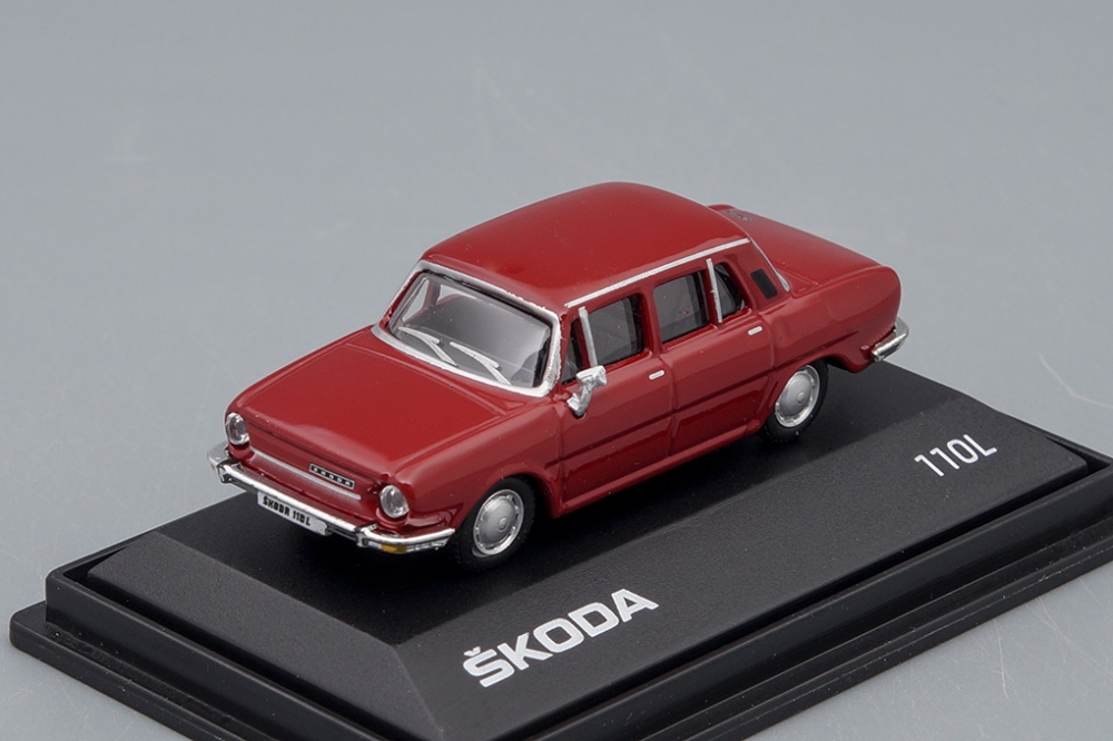 1:72 SKODA 110L (1973) Červená Rubínová - 701mBC