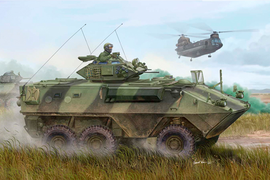 1:35 Сборная модель Бронетехника БТР 'Гриззли' - 01502