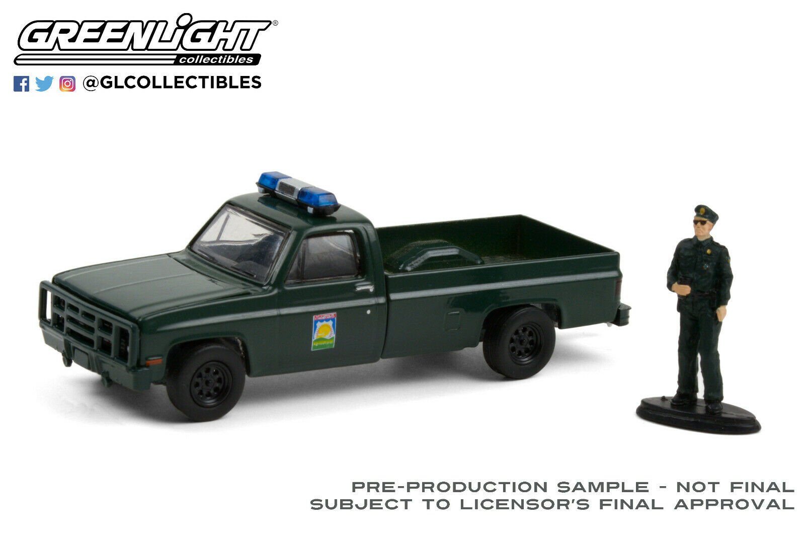 1:64 CHEVROLET M1008 'Florida Office of Agricultural Law Enforcement' с фигуркой 1986 - 97100D