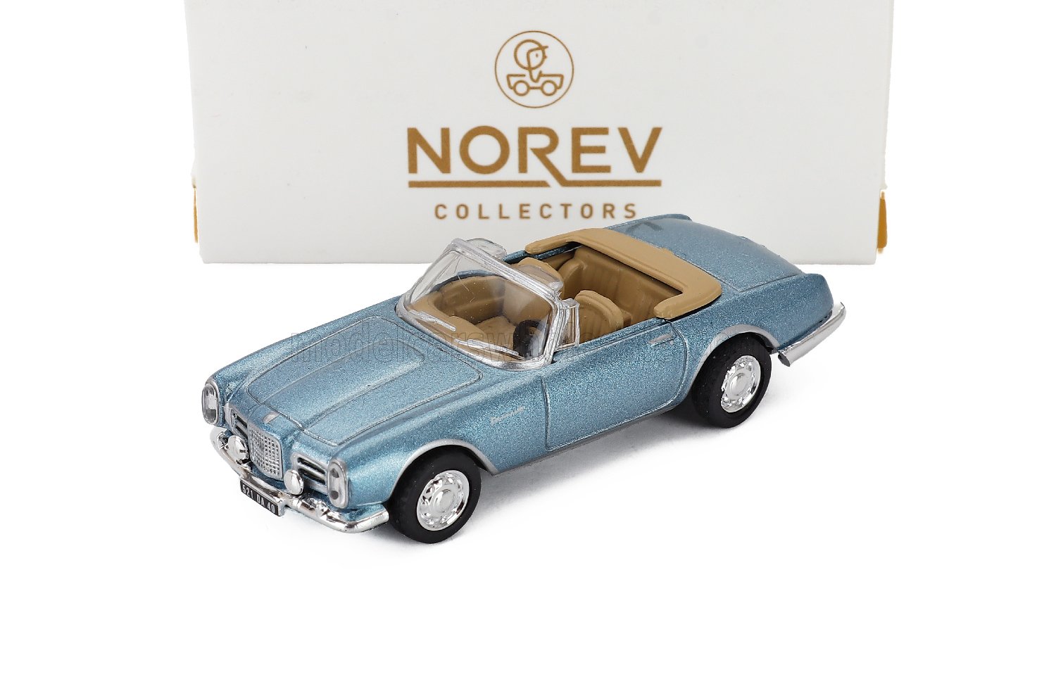 1:87 FACEL VEGA Excellence Iii Cabriolet (1963), Light Blue Met - 453007