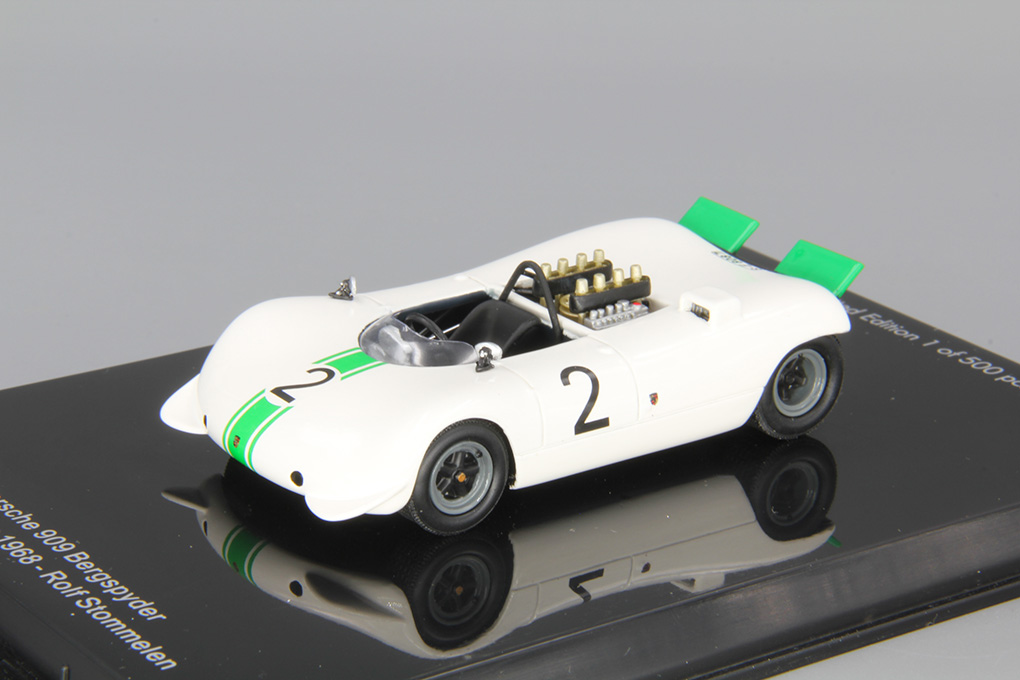 1:43 PORSCHE Bergspyder 909 Mont Ventoux #2, white / green - PM0051