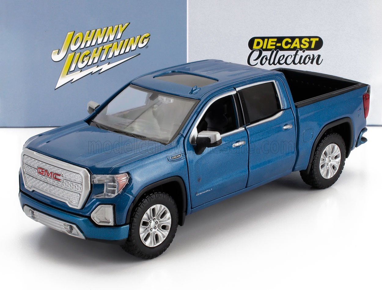 1:27 GMC Sierra 1500 Denali Crew Cab Pick-up (2019), Blue Met - JL24017-GMC