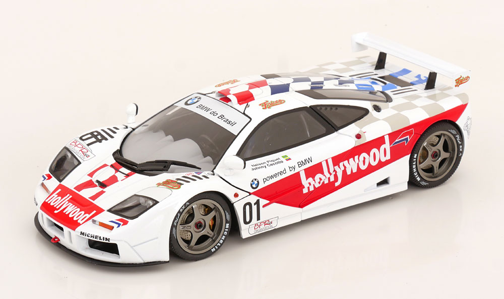1:18 MCLAREN F1 GTR Shorttail №01 2h de Brasilia, Piquet/Cecotto (1996) - S1804111
