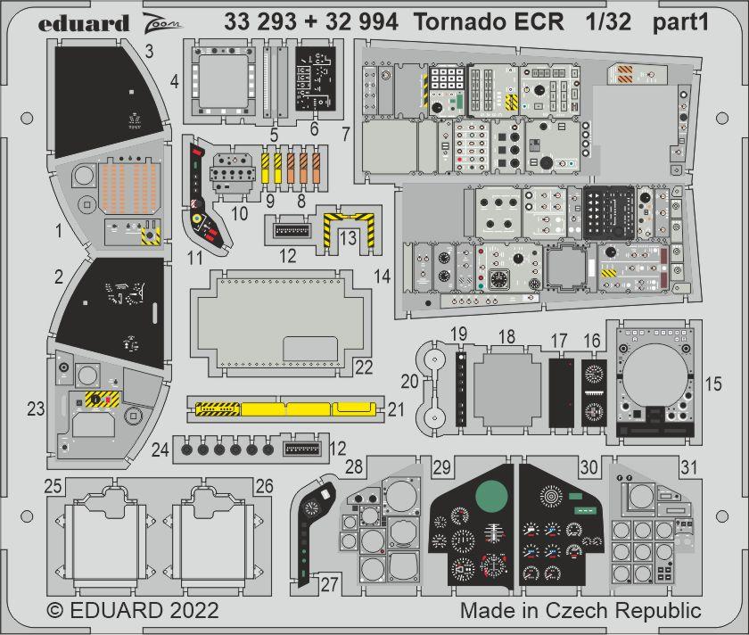1:32 Фототравление Tornado ECR - 33293
