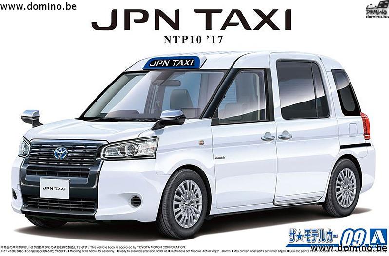 1:24 Сборная модель Toyota NTP10 JPN Taxi '17 Super White Ⅱ - 05712