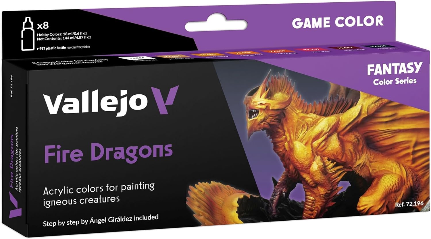 Набор акриловых красок Game Color Огненные драконы / Fire Dragons - 72196