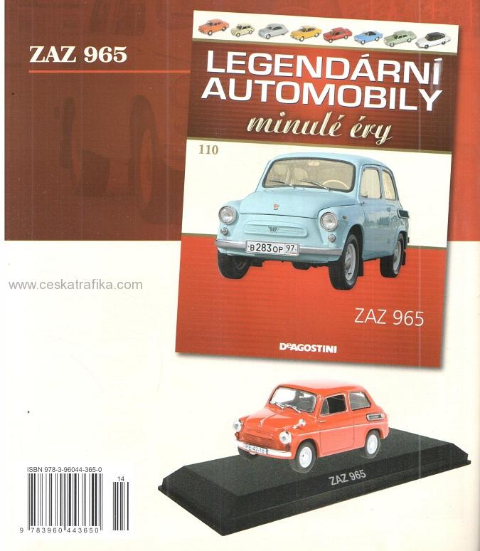 1:43 ЗАЗ 965, Legendarni automobily minule ery 110 - LAME110