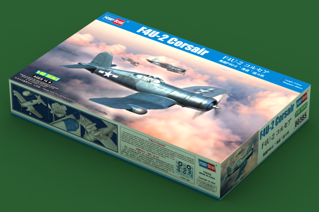 1:48 Сборная модель истребитель F4U-2 Corsair - 80385