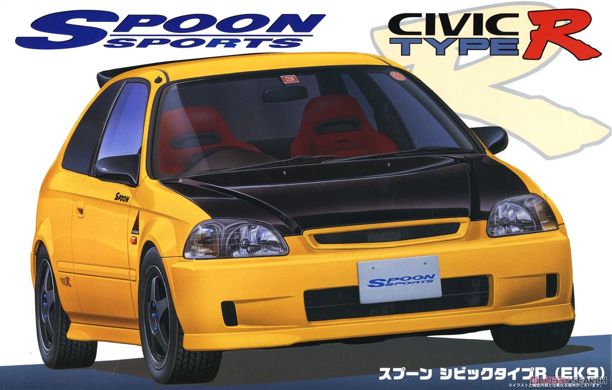 1:24 Сборная модель HONDA Civic Spoon Type R - 04635