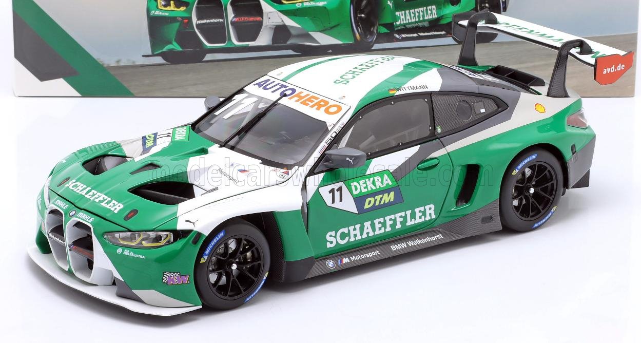 1:18 BMW 4-series M4 Gt3 N11 Dtm Season (2022) M.Wittmann, White Green - 113222011