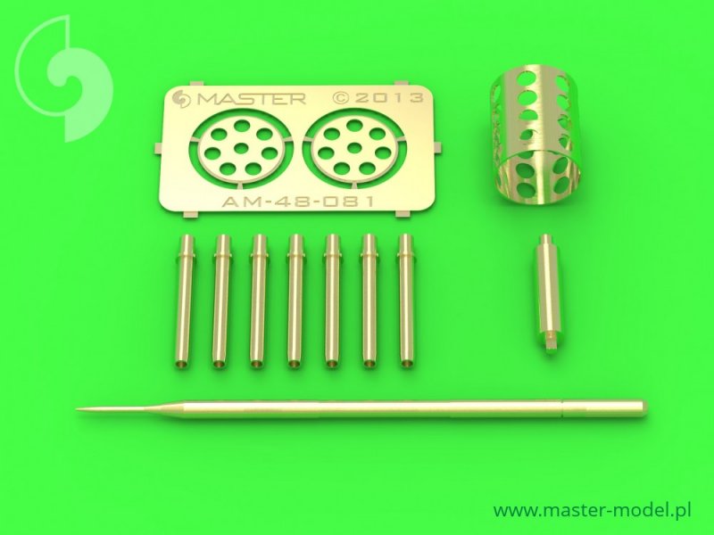 1:48 ПВД для самолета Fairchild A-10 Thunderbolt II и стволы для пушки GAU-8 Avenger - AM-48-081