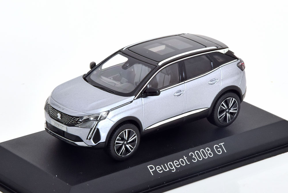 1:43 PEUGEOT 3008 GT (2021), silber - 473918