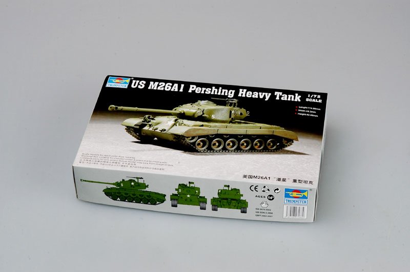 1:72 Сборная модель Американский тяжелый танк M26A1 Pershing - 07286