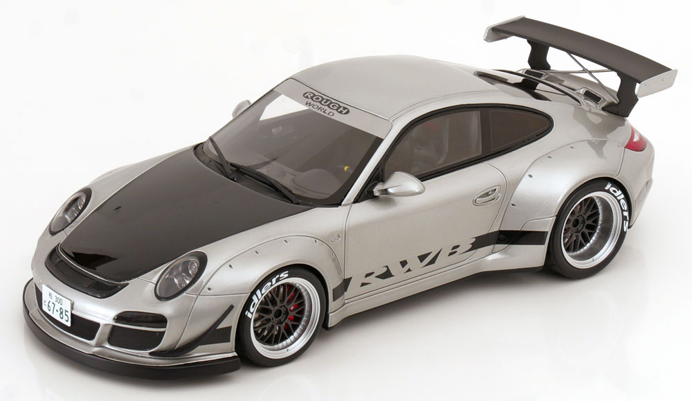 1:18 PORSCHE 911 (997) RWB Abu Dhabi (2024), silver black - GT483
