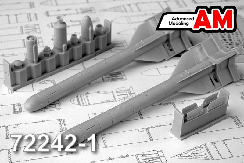 1:72 Авиационная управляемая ракета Х-59МК с АКУ-58 - АМС 72242-1