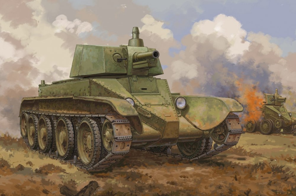 1:35 Сборная модель Советский танк Д-38 - 84517