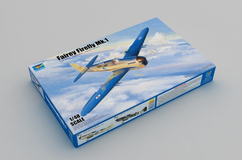 1:48 Сборная модель Британский истребитель Fairey Firefly Mk.1 - 05810