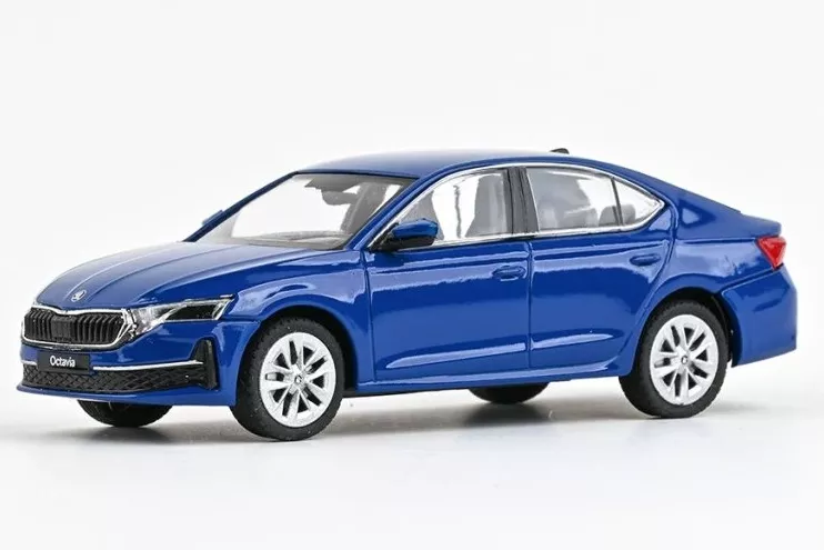 1:43 SKODA Octavia IV FL (2024), blue - 048MQ