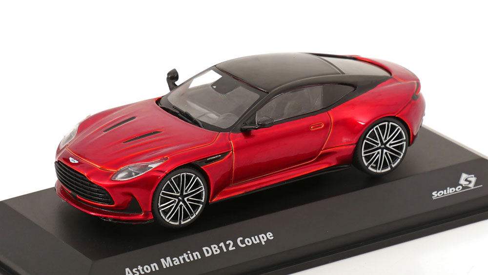 1:43 ASTON MARTIN DB12 Coupe (2023), red metallic/ black - S4315701