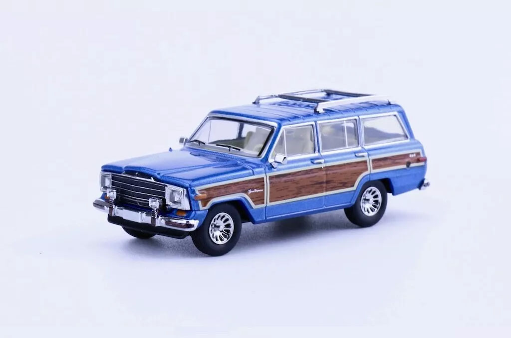 1:64 JEEP Grand Wagoneer SUV, metallic blue - 596-43