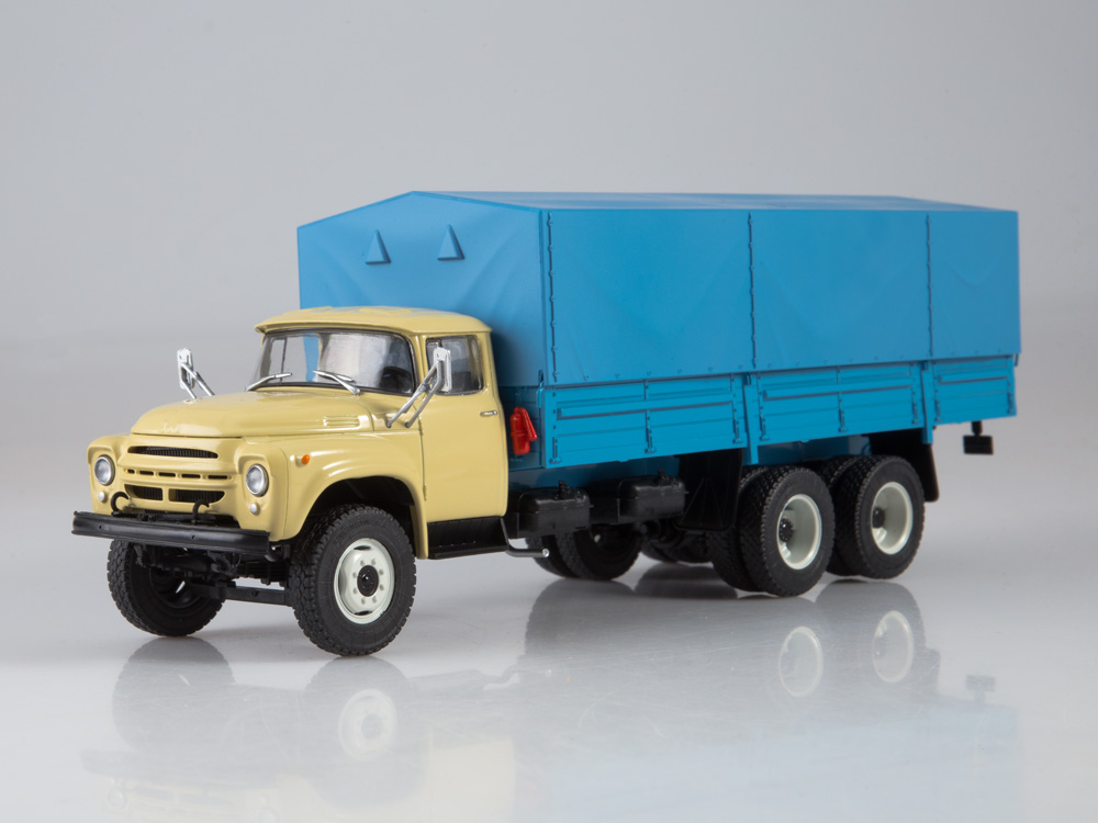1:43 ЗИL-133Г1 бортовой с тентом, Легендарные Грузовики СССР 28 - LG028