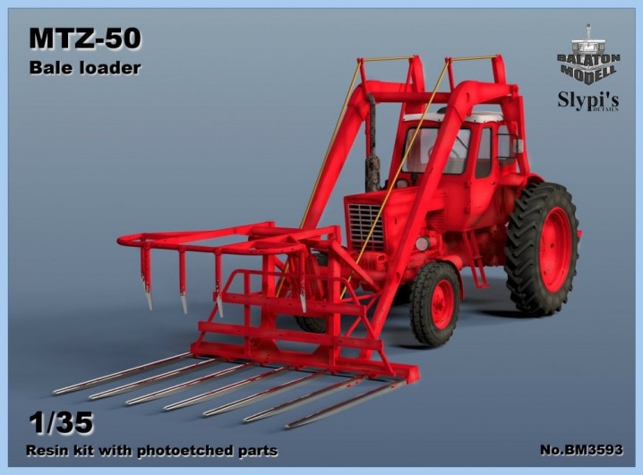 1:35 Сборная модель MTZ-50 bale loader - BM3593